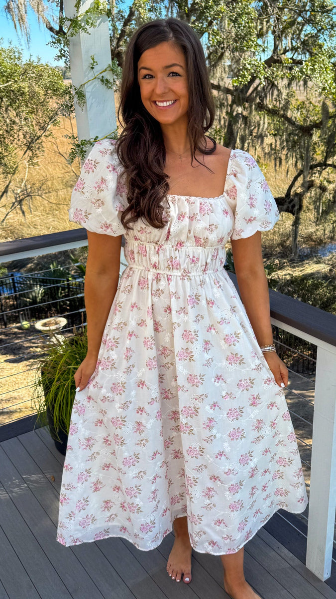 Aurelia Midi Dress  Annie Finch Boutique