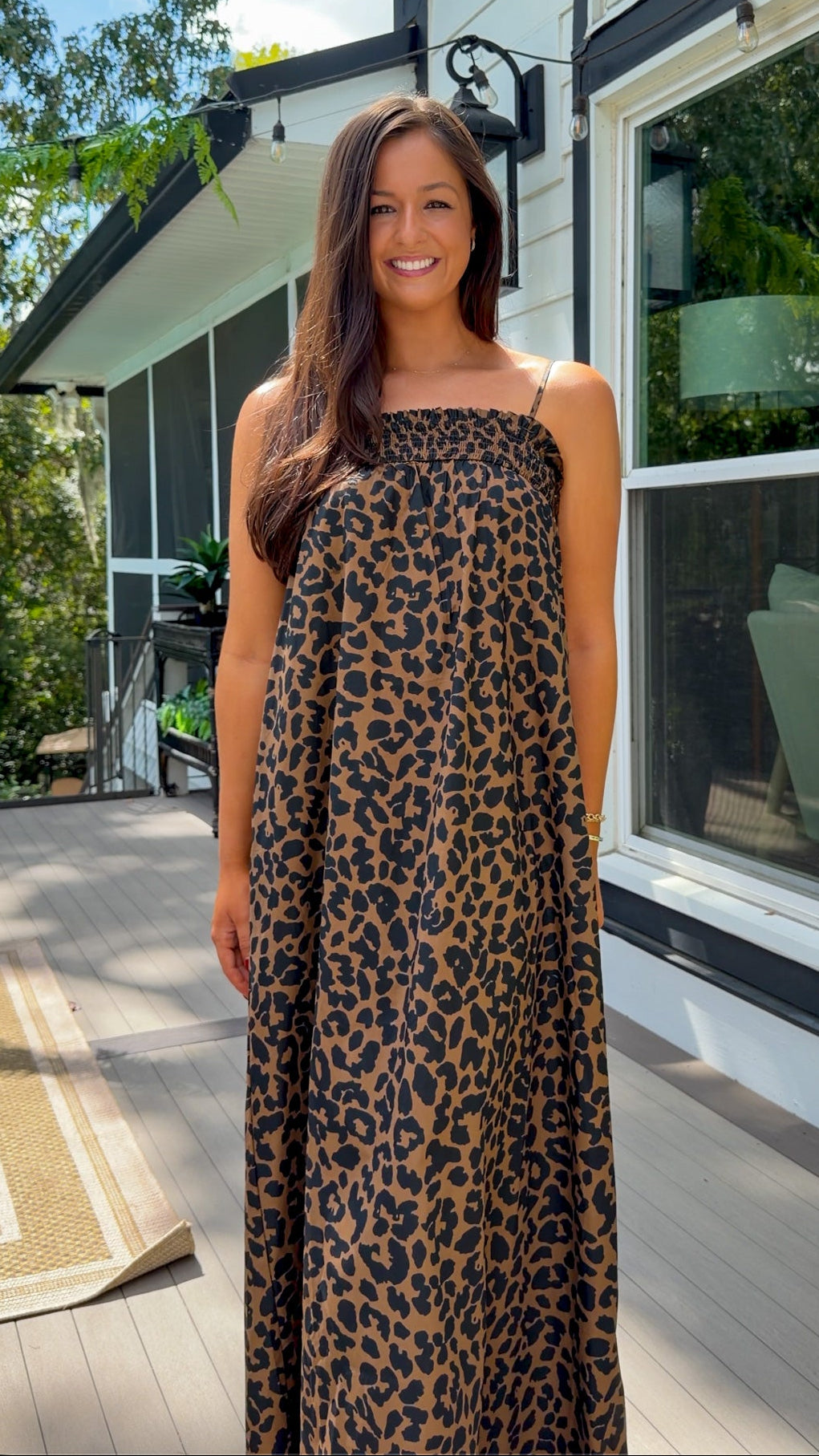 Bonnie Maxi Dress - Leopard
