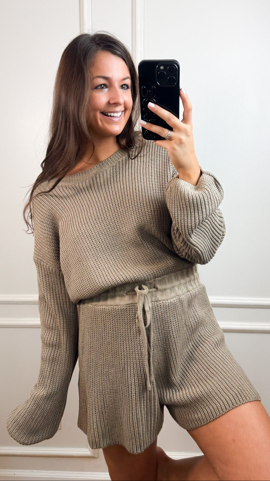 cozy sweater romper long sleeve