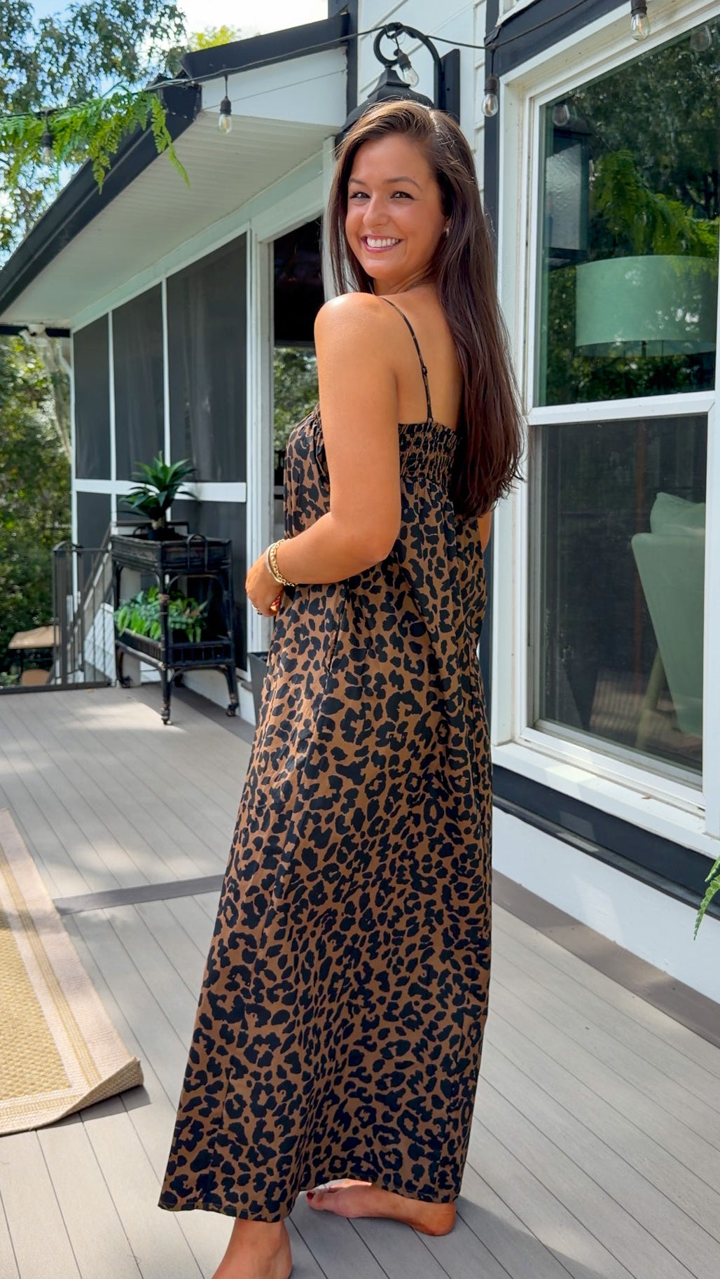 Bonnie Maxi Dress - Leopard