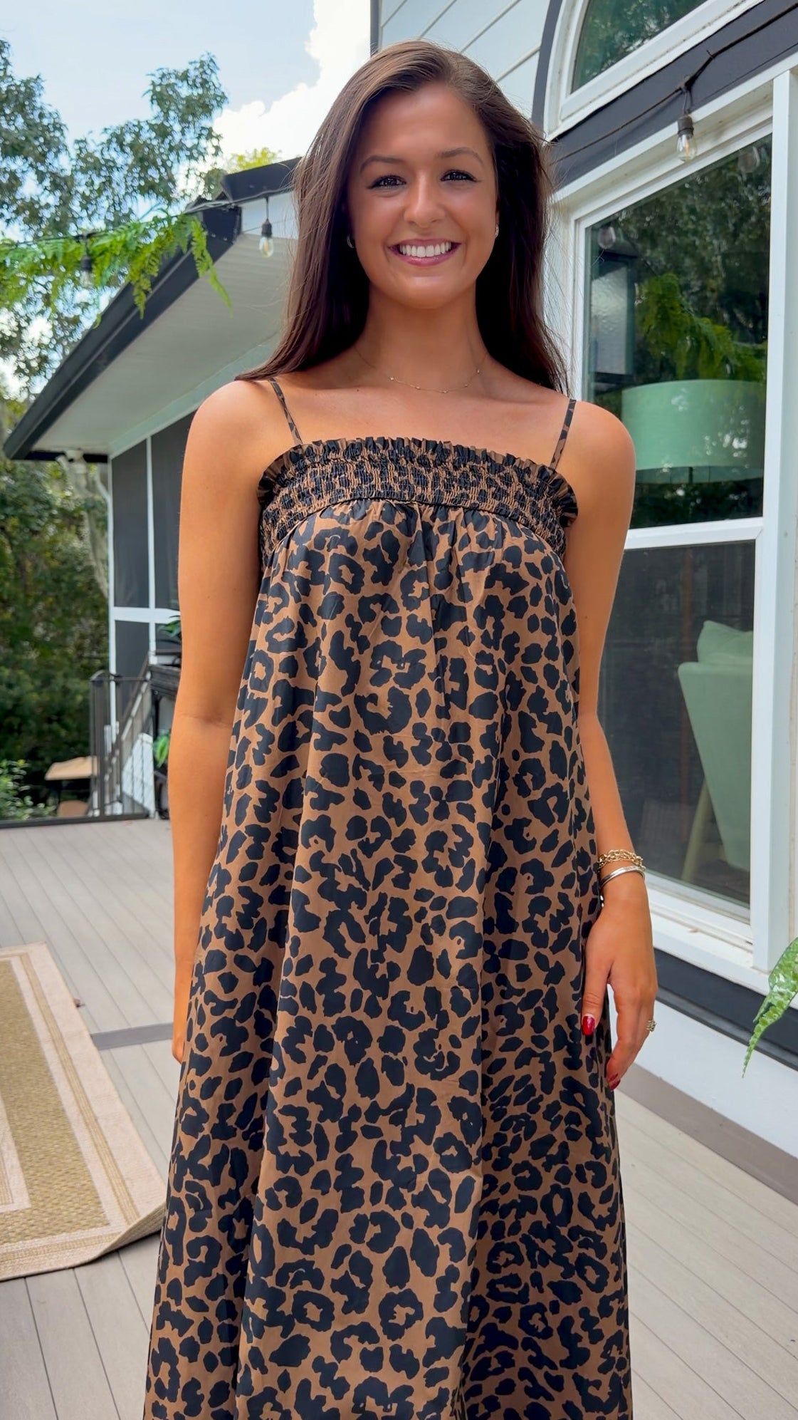 Bonnie Maxi Dress - Leopard