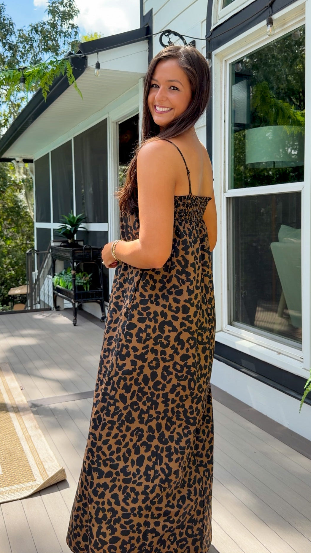 Bonnie Maxi Dress - Leopard